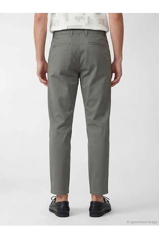 Lc Waikiki Yeşil Slim Fit Gabardin Erkek Pantolon