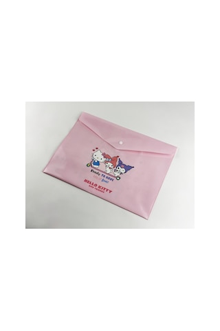 Hello Kitty Kuromi Lisanslı A4 Çıt Çıtlı Evrak Dosyası Okul Alışverişi, Kırtasiye Çıt Çıt Dosyalık - Bgakuromidosya003 Çok Renkli