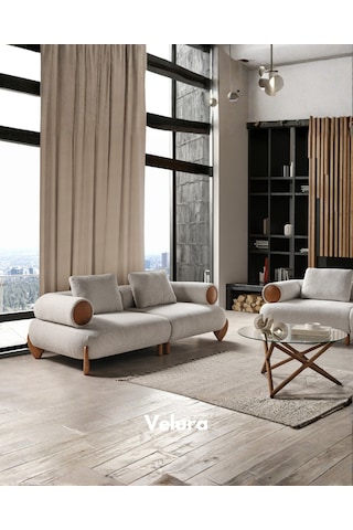 Soho 3+1 Koltuk Takımı & Oturma Grubu Beyaz