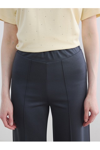 Lcw Modest Antrasit Beli Lastikli Soft Touch Kadın Eşofman Altı
