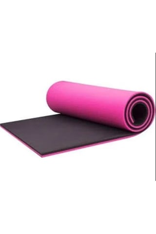 Doğa Kamp Pilates Matı Spor Matı Çift Taraflı Kalın Mat Kamp Minderi Pembe