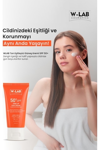 W-Lab Cosmetics Ton Up Güneş Kremi 50 Ml