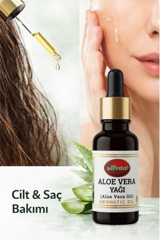 Safvital Aloe Vera Yağı 20 Ml Aromatik Yağ, Doğal Oda Kokusu Ve Bakım Amaçlı Kullanım