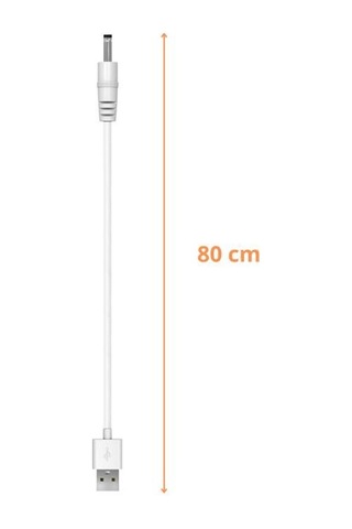 Şarj Kablosu 80 Cm, Foreo Luna/luna 2/luna 3/luna 4/luna Mini/luna Mini 2/luna Mini 3/luna Go/luxe/bea/ufo/kiwi/ıssa İle Uyumlu
