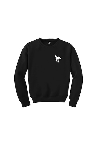 Deftones White Pony Logo Siyah Sweatshirt Beyaz