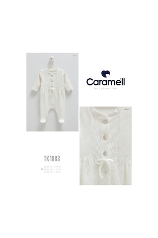 Caramell Barbosa Tine Lace Bebek Tulum Tk1888 0-1ay/1-3ay/3-6ay Bej Bej