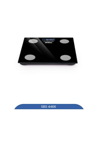 Sinbo Sbs-4466 Akıllı Bluetooth Baskül Vücut Yağ & Bmı Ölçer, Mobil Uygulamalı