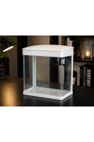 Jr-230 Cam Akvaryum 7 Litre Beyaz