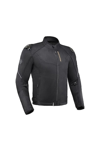 Scoyco Jk194 Motosiklet Montu Yazlık Fileli Dayanıklı Makro Kumaş Motorcu Mont Black