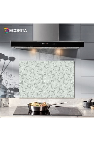Decorıta Cam Ocak Arkası Koruyucu | Selçuklu Motifi