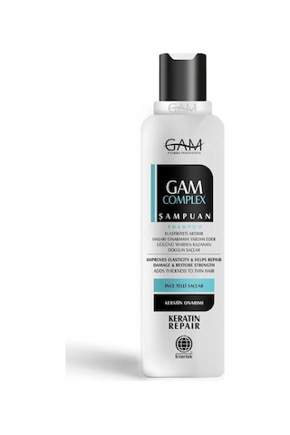 Gam Complex Elastikiyet Keratin Onarıcı Bakım Şampuanı 275 ML