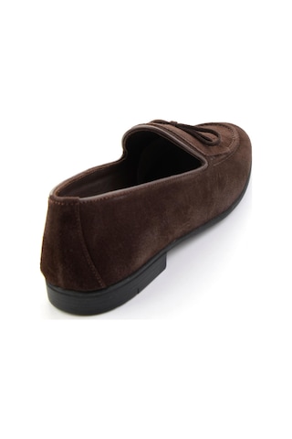 Kahve Hakiki Deri Erkek Loafer Ayakkabı E01594034702 Kahve