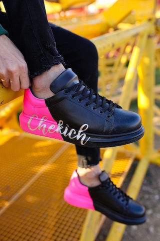 Ch254 - Cst Pittura Erkek Ayakkabı 477 Sıyah / Pembe Chekıch Çok Renkli