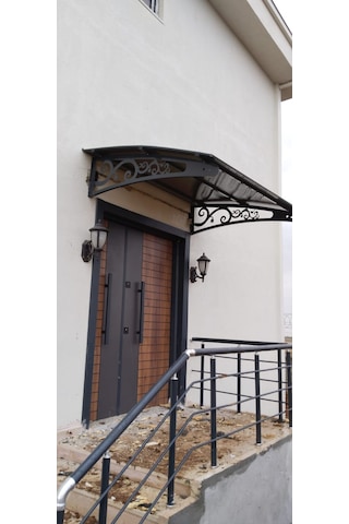 Metal Taşıyıcılı Kapı Üstü Pratik Sundurma 150x120 Md2