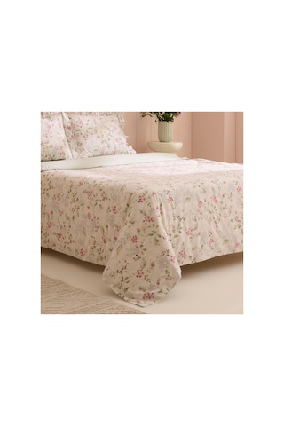 Kaşmir Home Papillon %100 Pamuk Tek Kişilik Nevresim Takımı Çağla