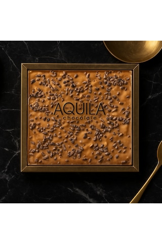 Aquila Chocolate Cevizli Kakao Nibslı Karamel Çikolata 250 G