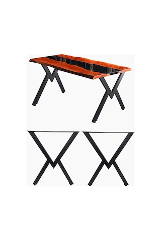 Bin1Fırsatt Masa Ayağı Ayarlı Pingo Metal Ayak Yemek Bilgisayar Masası Ayağı