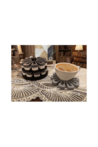 Çiçekli Bardak Altlığı - 902093538 Diğer