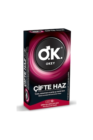Okey Ultra Hisset Prezervatif 20'li + Çifte Haz Prezervatif 10'lu