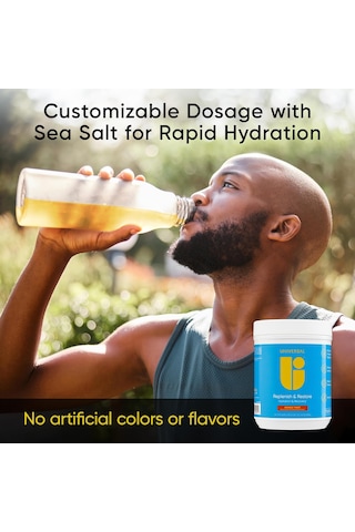 Universal Replenish & Restore Amino Electrolytes & Hydration Lysine, Glutamine, Tryptophan 330 G Mango