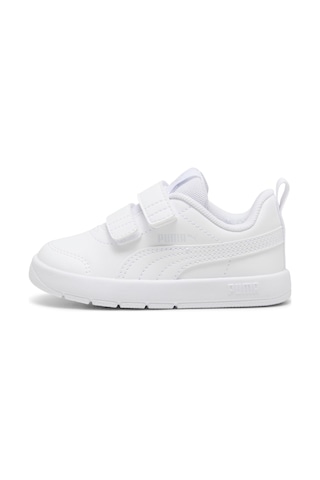Puma Courtflex V3 V Ps 397642-02 Ortopedik Çocuk Spor Ayakkabı Beyaz