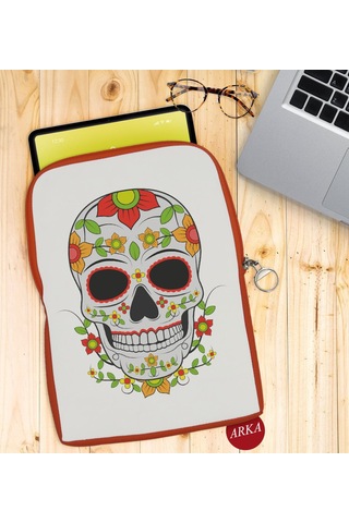 Bk Gift Kurukafa Tasarımlı Taşınabilir Koruyucu Tablet Kılıfı & O (531952951)