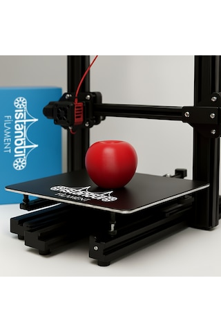 İstanbul Filament 3d Baskı Pla Filament Kırmızı Renk 1 Kg Ø 1,75mm 0,05 Mm Bambu Lab Uyumlu 1.75mm