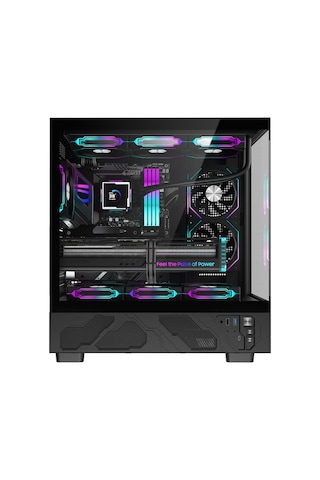 Dragos DRX7971 R5-7500X3D 32 GB 1 TB M2 NVMe SSD 16 GB RX9070XT Free Dos Masaüstü Oyuncu Bilgisayarı