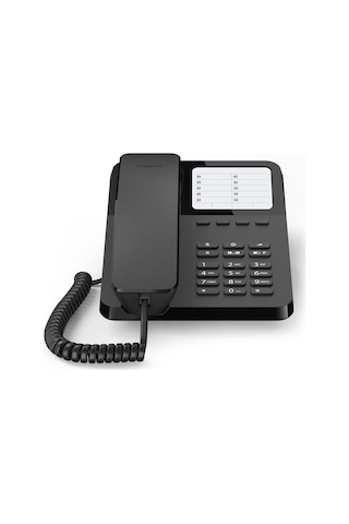 Gigaset Desk 400 Kablolu Telefon Siyah