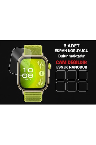 Huawei Fit 4 Pro Kırılmaz Cam 6 Adet Şeffaf Ekran Koruyucu Çizilmez, Ultra Ince