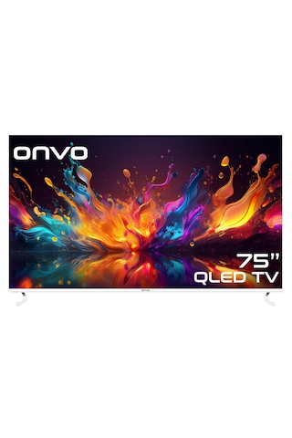 Onvo 75VQ90F3UA 75" 190 Ekran 4K Ultra HD Google Smart QLED TV Onvo 75VQ90F3UA 75" 190 Ekran 4K Ultra HD Google Smart QLED TV