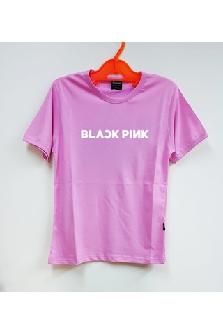 Noıssey Köstebek Etiket K-pop Black Pink T-shirt Et1030 Pembe