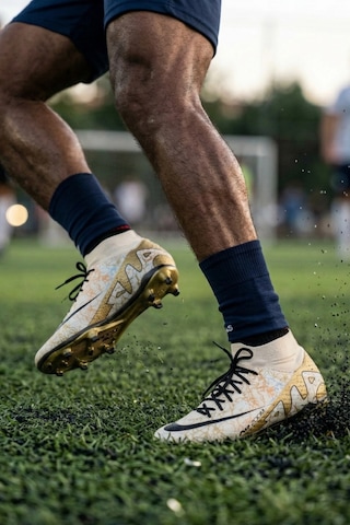 In Step Air Bej Futbol Akademik Krampon - Kaymaz Taban Halı Saha Ayakkabısı 565