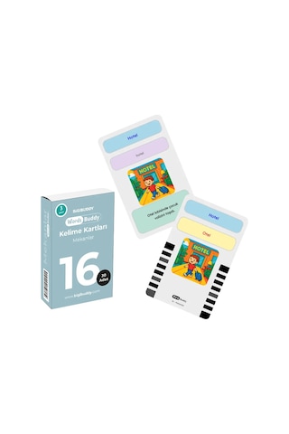 Bigibuddy Wordsbuddy Türkçe İngilizce Kelime Kartları Şehir Hayatı Ve Ulaşım 90 Kart 3 Lü Set Bigione Cihaz Hariç