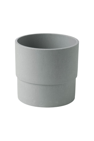 Plastik Saksı, Gri, 12 Cm Büyük Boy ( 12,5 X 8 Cm