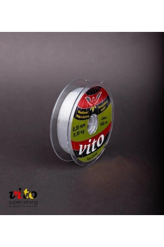 Vito Süper Strong Monoflament Şeffaf Misina 160 Metre 0,20mm - Standart