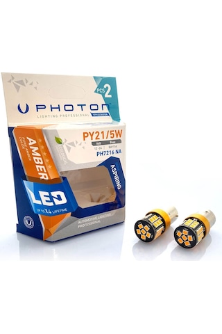 Photon P21W Amber (Turuncu) Exclusive Serisi Ph7219 Na