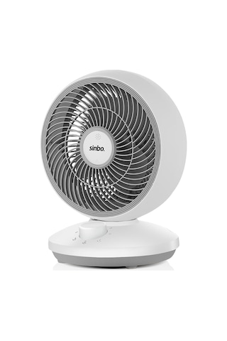 Sinbo Sf-7701 Masaüstü Fan 3 Kademeli Hız, Kompakt Tasarım, 25w Enerji Tasarruflu Motor, 90 Ayarlanabilir Baş
