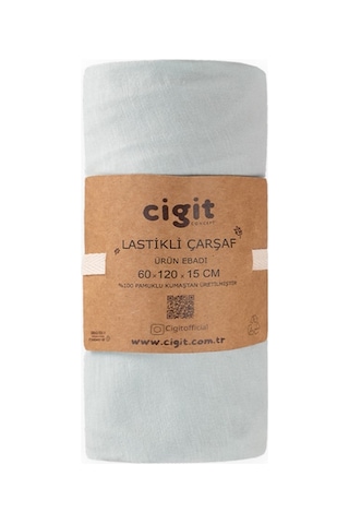 Lastikli Çarşaf 60x120 Cm Mint Yeşil