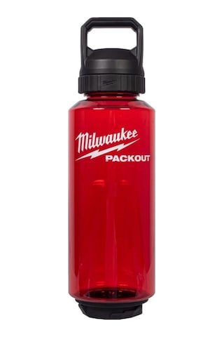 Milwaukee Packout Termos Şişe 1420 Ml Kırmızı Kapaklı 4932498638