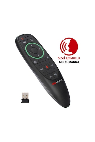 Alpsmart AS-X10 Air Mouse Sesli Komut Özellikli Kumanda