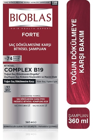 Bioblas Forte Şampuan 360 ml - Yoğun Dökülme Şampuanı