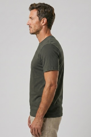 Goffra Erkek Vision Premium Kalite Yoğun Dokulu Pamuklu T-shirt Haki M101-r0220-11