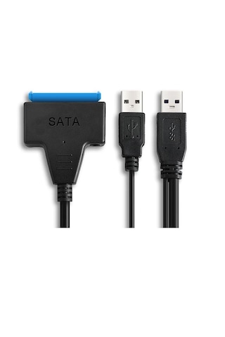 Usb 3.0 2.5 3.5 İnç Sata Ssd Hdd Hard Disk Çevirici + Adapröt