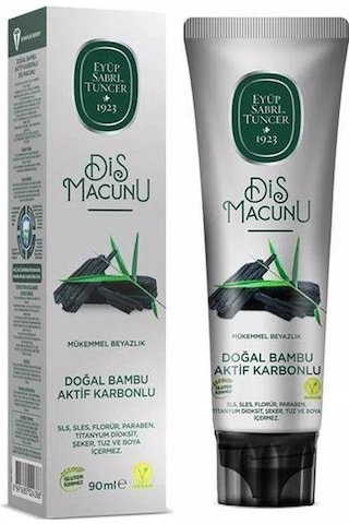 Eyüp Sabri Tuncer Doğal Bambu Aktif Karbonlu Diş Macunu 90 ML Eyüp Sabri Tuncer Doğal Bambu Aktif Karbonlu Diş Macunu 90 ML