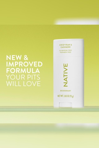 Native Crisp Pear & Cashmere Alüminyumsuz Stick Deodorant 75gr