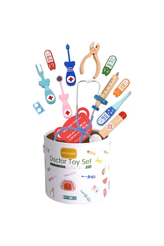 Çocuklar Gerçekçi Diş Hekimi Doktor Seti Stetoskop Çok Renkli