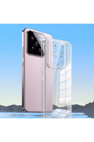 Xiaomi Mi 14 Kılıf Zore Süper Silikon Kapak Seffaf