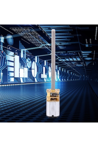 Dianziye 12v Giderli Redüksiyon Motoru - M4 55mm Mil, 30-1000rpm Hız Aralığı, Dayanıklı Konstruksiyon