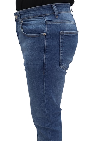 Hacker Denim Hacker Dmctekstil Erkek Mavi Y868 Yüksek Bel Dar Kesim Boru Paça Jean Pantolon